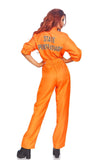 Orange Prison Jumpsuit for Women