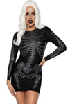 Rhinestone Skeleton Dress