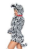 Darling Dalmatian Ultra Soft Romper With Hood