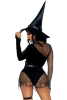 Crafty Witch Sexy Costume With Hat