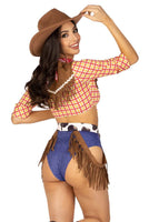 Five PC Playful Cowboy Costume Set