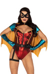 Five Piece Sexy Robin Costume Set