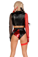 Two Piece Sexy Harley Costume Set