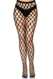 Rhinestone Net Tights