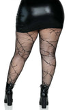 Cracked Fishnet Tights