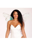 Iridescent glitter fairy wings