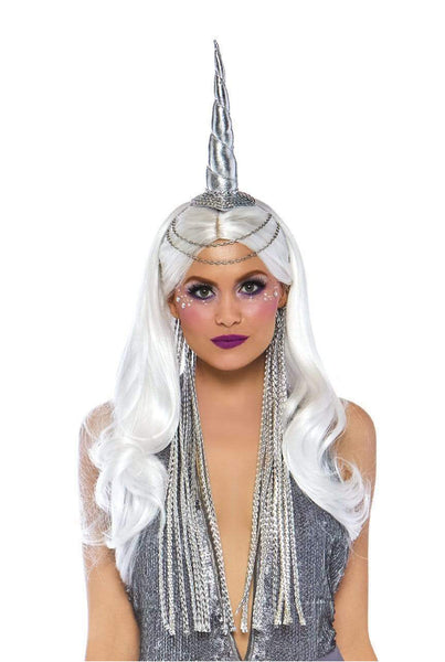 Celestial Unicorn Headband with Chain Accent