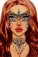 Masquerade Mask Rhinestone Stick-On Jewels