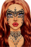 Masquerade Mask Rhinestone Stick-On Jewels