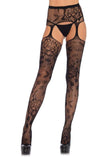 Floral Lace Stockings (6 PIECES in 1 PACK)