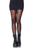 Pirate Skull Fishnet Pantyhose (1 Pack 6 Pieces)