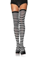 Plus Striped Stockings