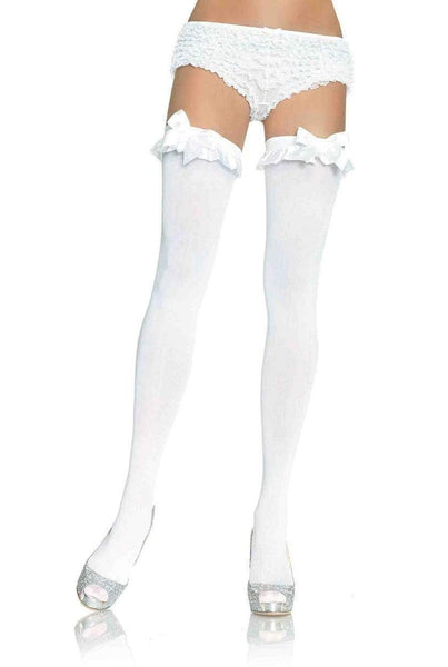 Stockings with Ruffle Bow