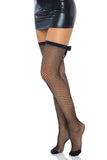 Net Backseam Thigh Highs