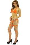 Solid Color Two Piece Bikini Swimsuit Set